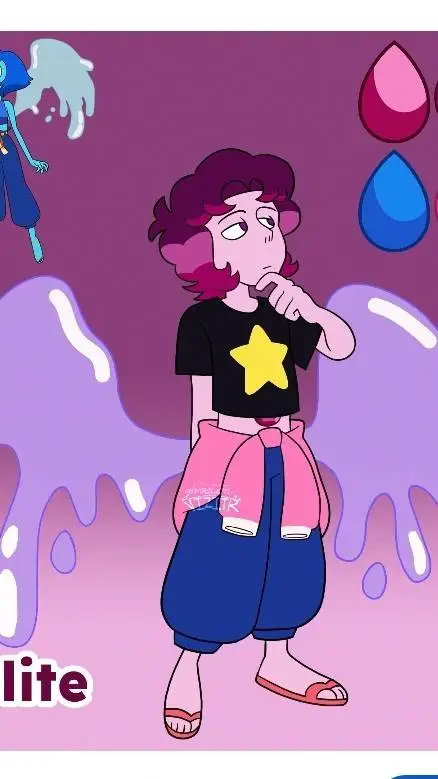 ai character: Lepidolite background