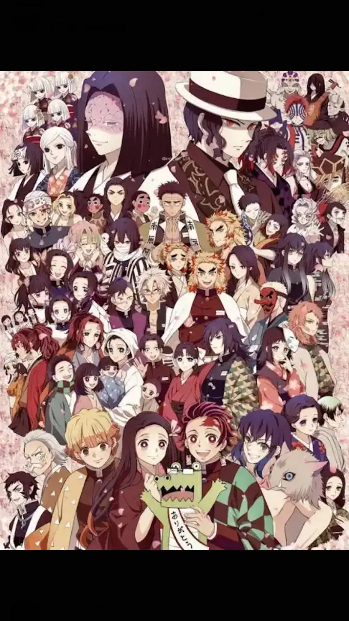 ai character: kny final battle  background