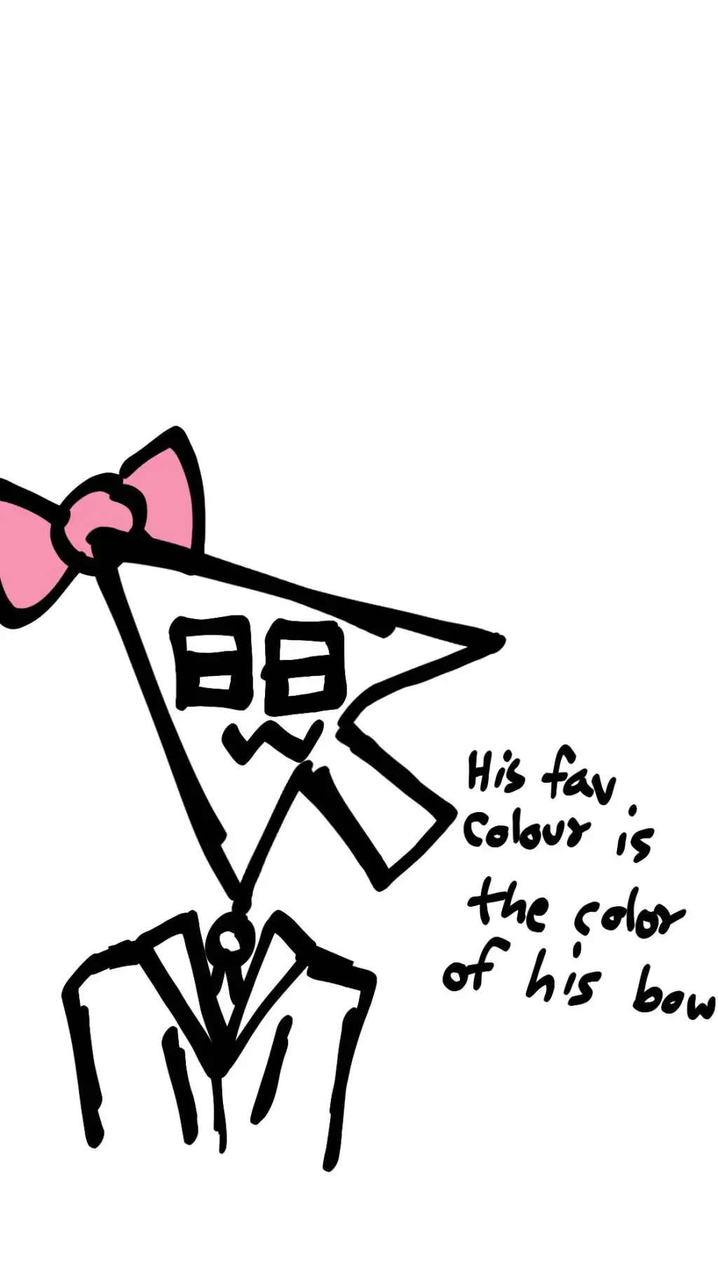 ai character: Pointer(my oc yay) background