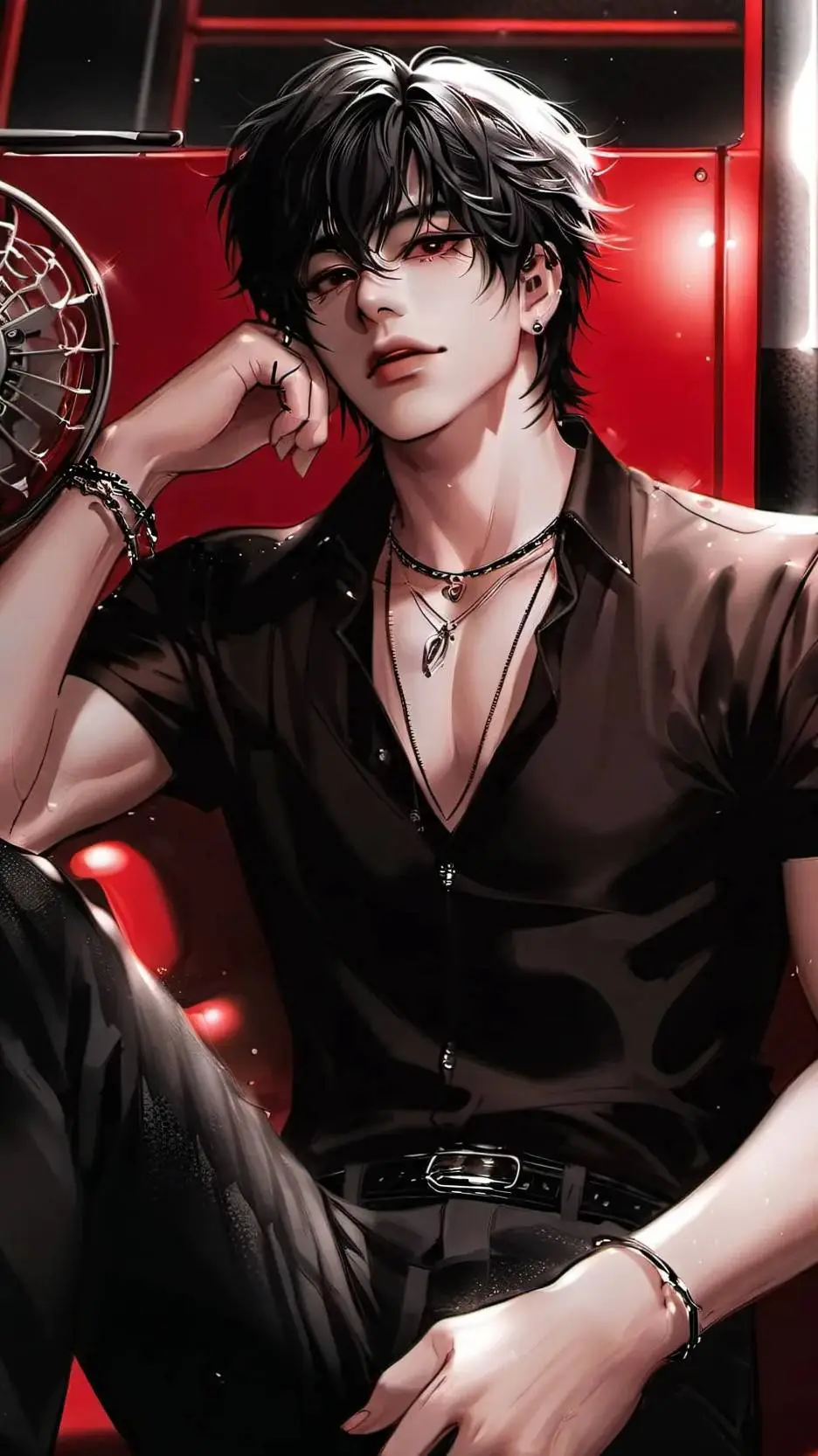 ai character: ★mark★ background
