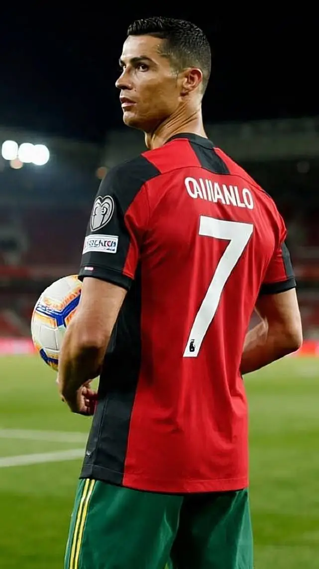 ai character: CR7 SIUUUU background