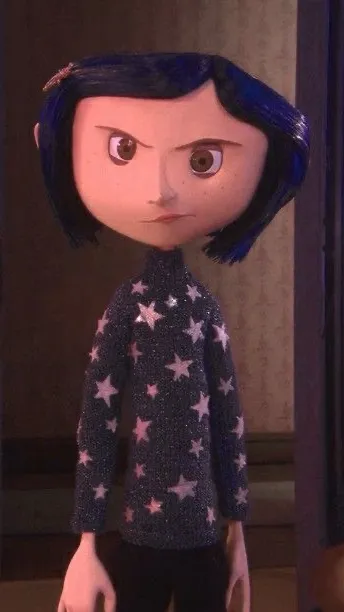 ai character: Coraline background