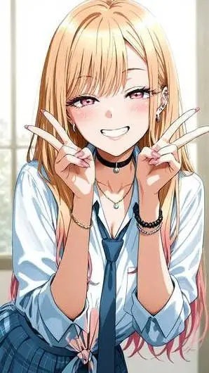 ai character: Marin  background