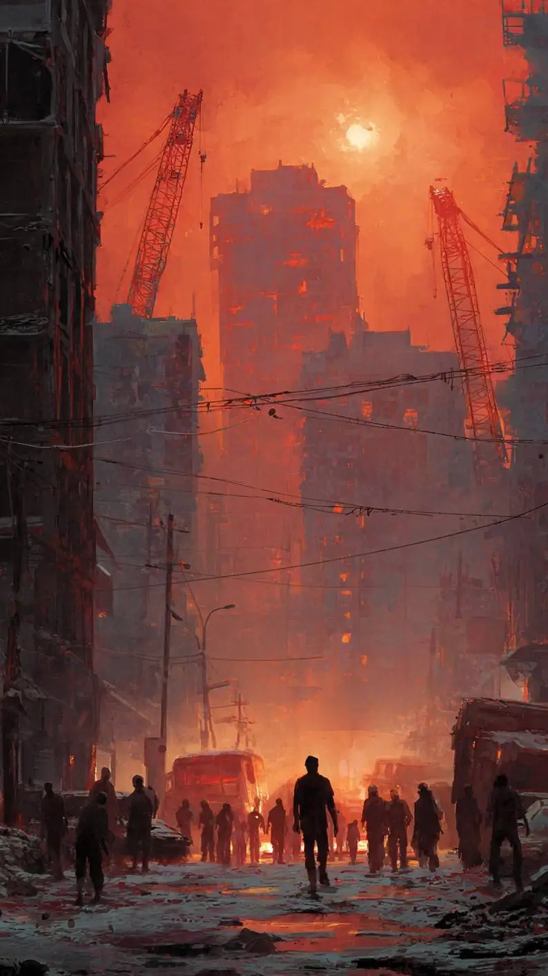 ai character: Zombie apocalypse  background