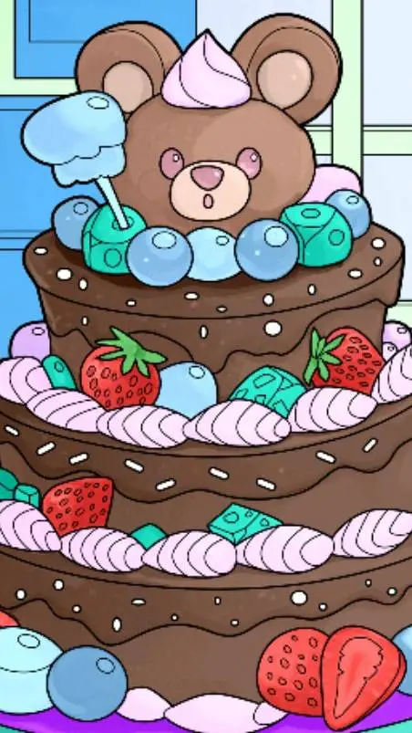 ai character: feliz cumple  background