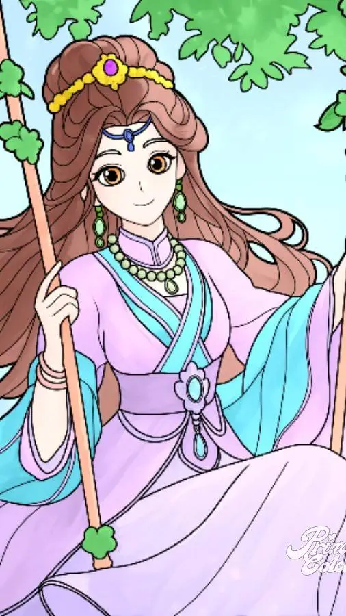 ai character: Andrea torres  background