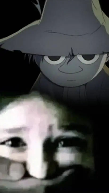 ai character: moomin X Snufkin background