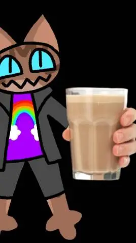 ai character: gatita chocomilk background