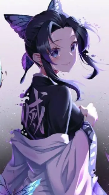 ai character: 🦋Shinobu Kocho🦋 background