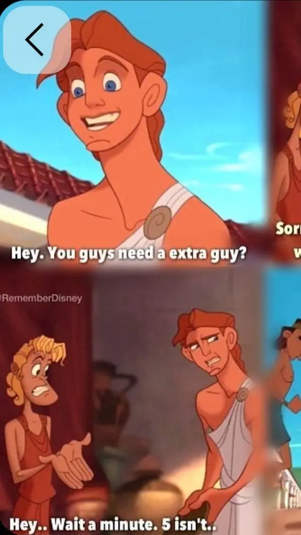 ai character: young Hercules  background