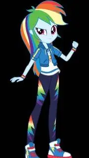 ai character: Rainbow dash background