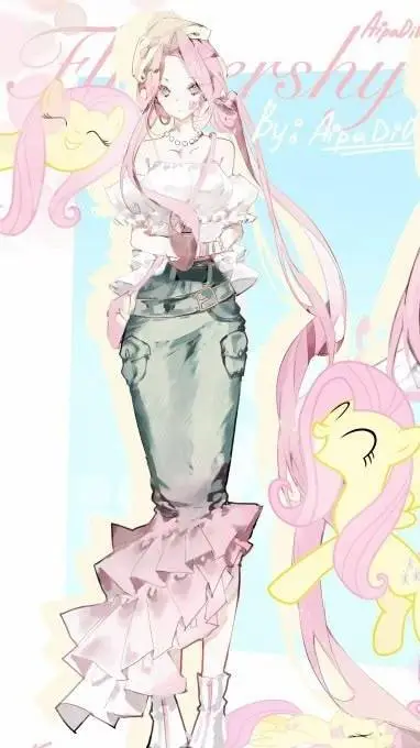 ai character: Fluttershy background