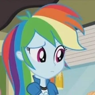 chat with ai character: Rainbow dash
