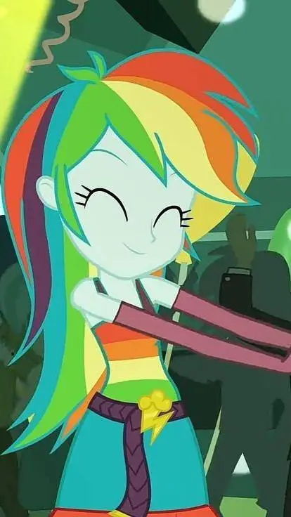 ai character: Rainbow dash background