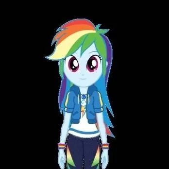 chat with ai character: Rainbow dash