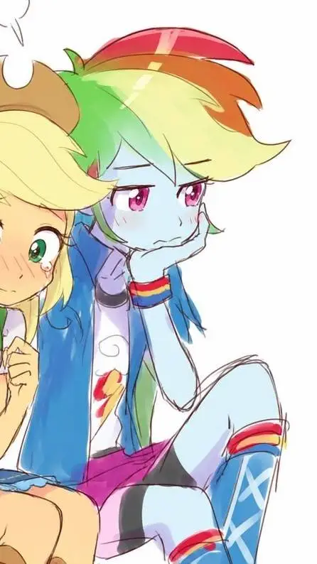 ai character: Rainbow dash background