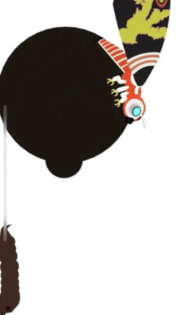 ai character: mothra inflation background