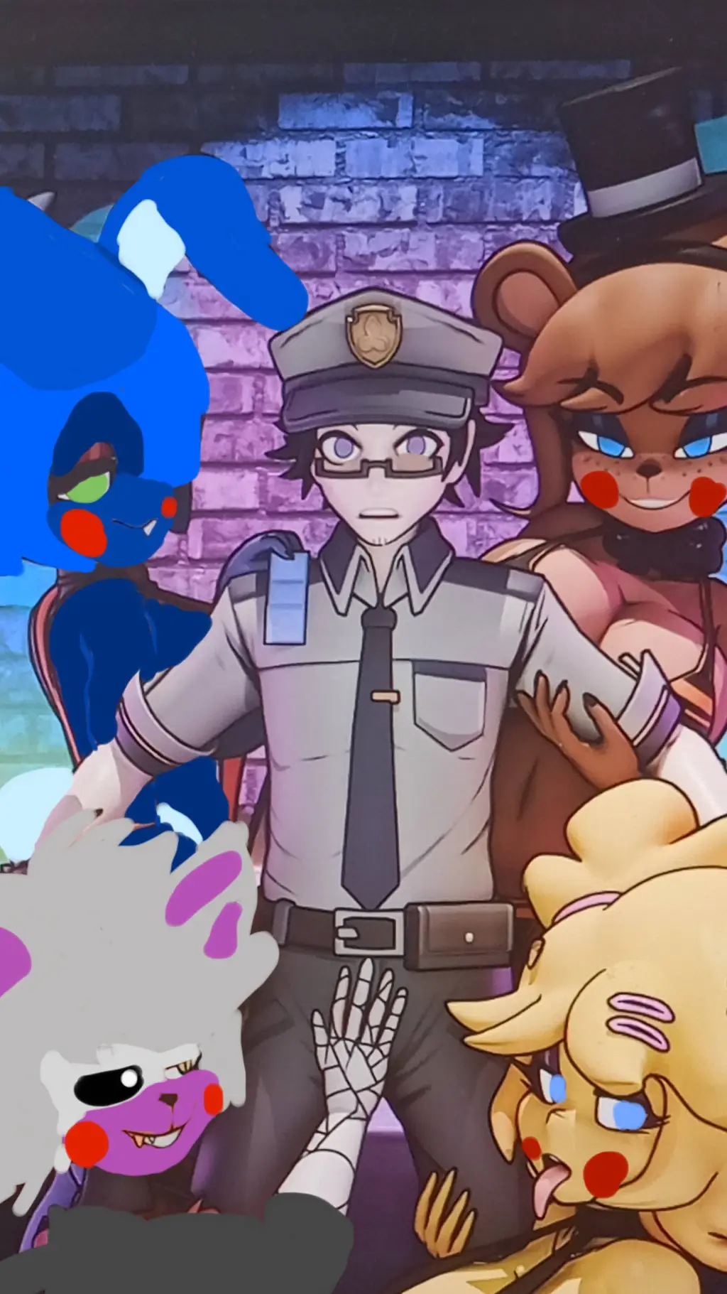 ai character: fnia 2(toys) background