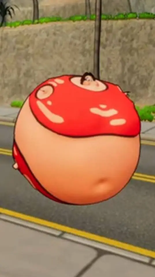 ai character: P ballon  background