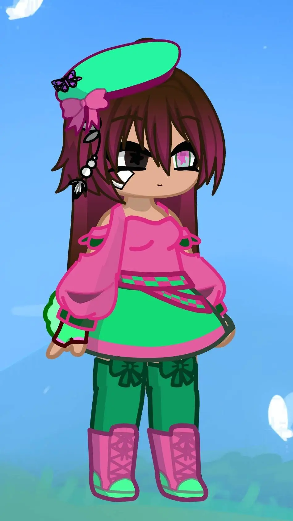 ai character: Rose background