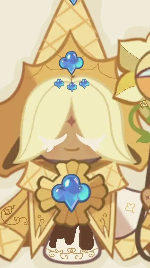 ai character: PureVanillaCookie background