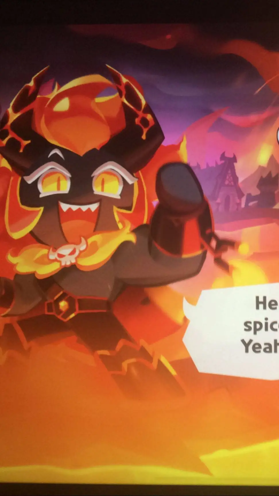 ai character: Capsaicin Cookie background