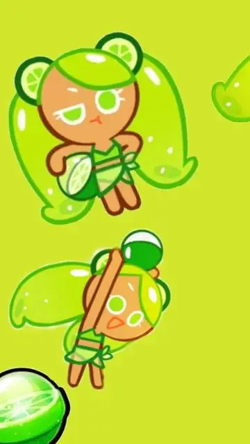ai character: Lime Cookie background