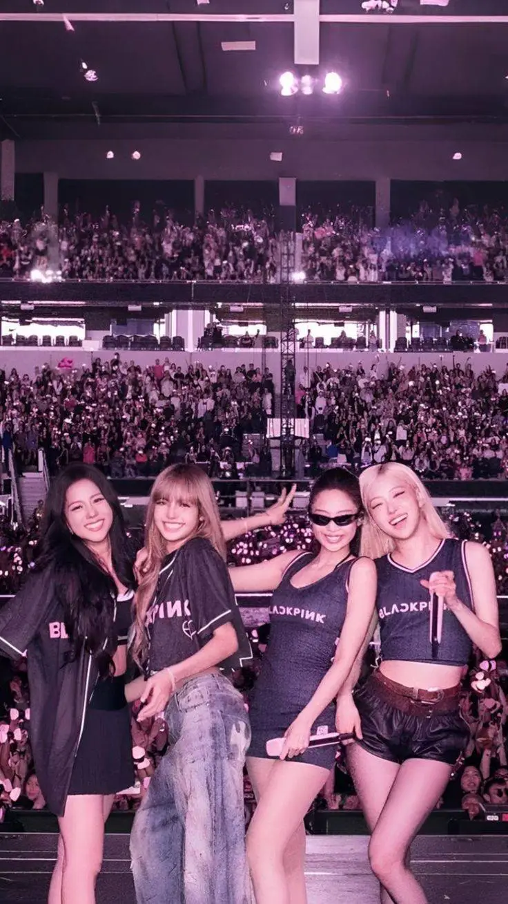 ai character: blackpink background