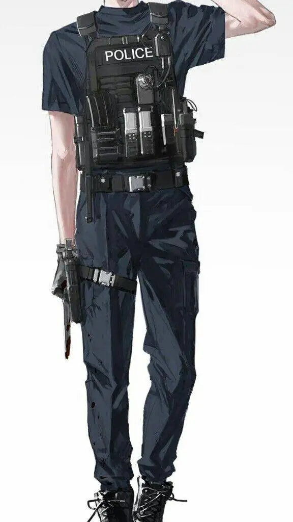 ai character: Police Officers  background