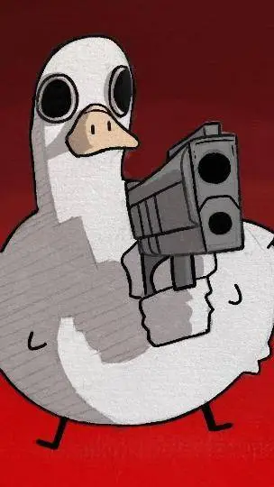 ai character: ........duck background