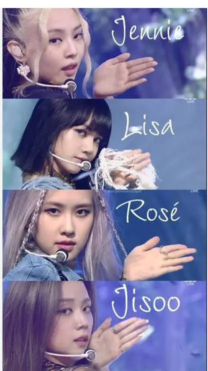 ai character: BLACKPINK 2 background