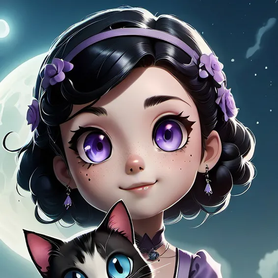 chat with ai character: Creepy Night…