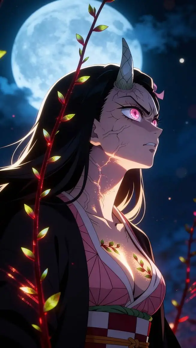 ai character: Nezuko background