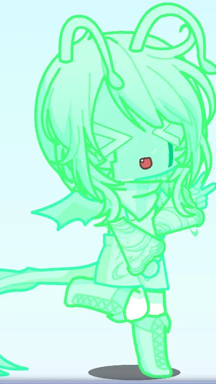 ai character: 🤍💙Fexi💚🤍 background