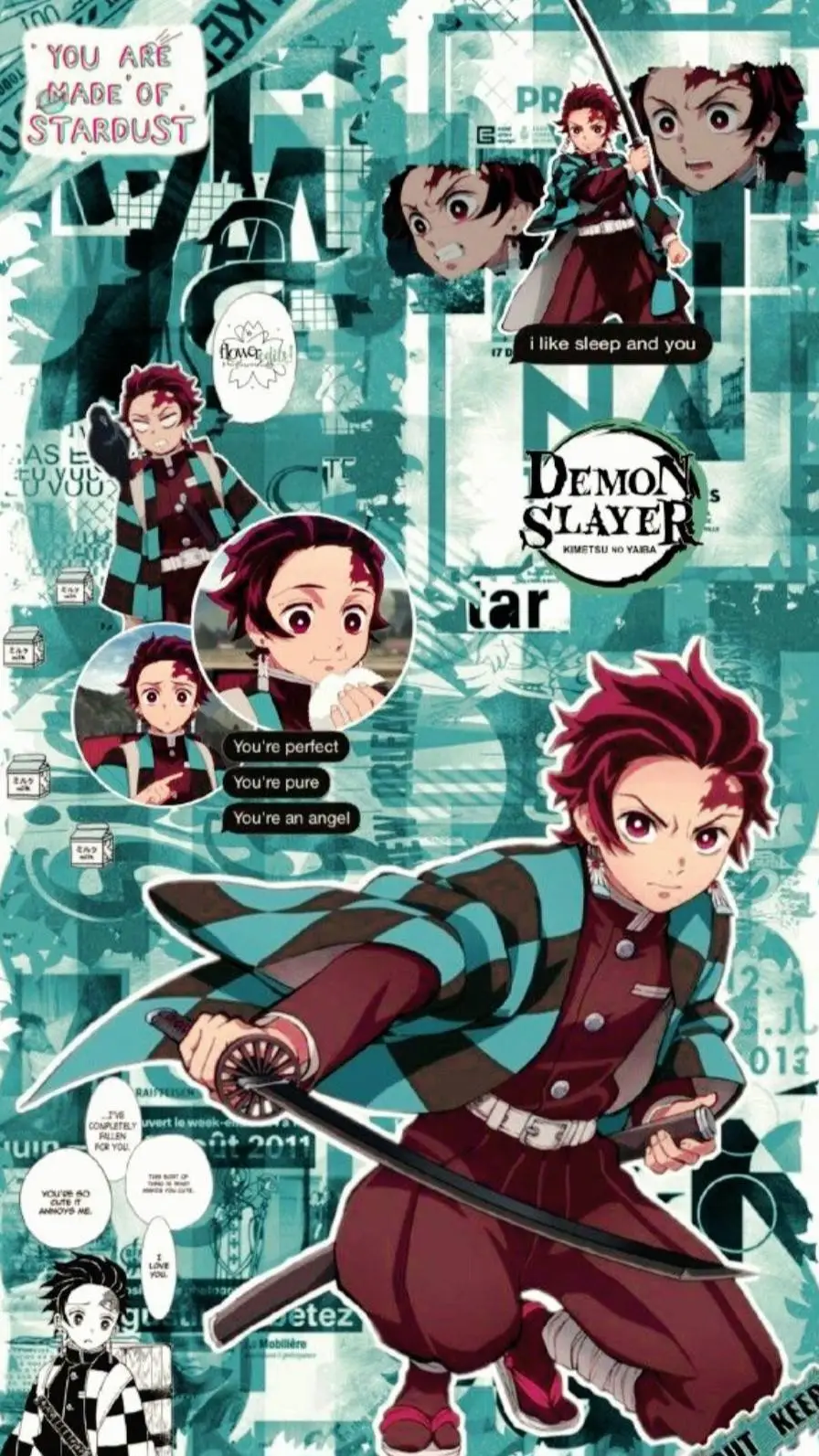 ai character: Tanjiro Kamado background