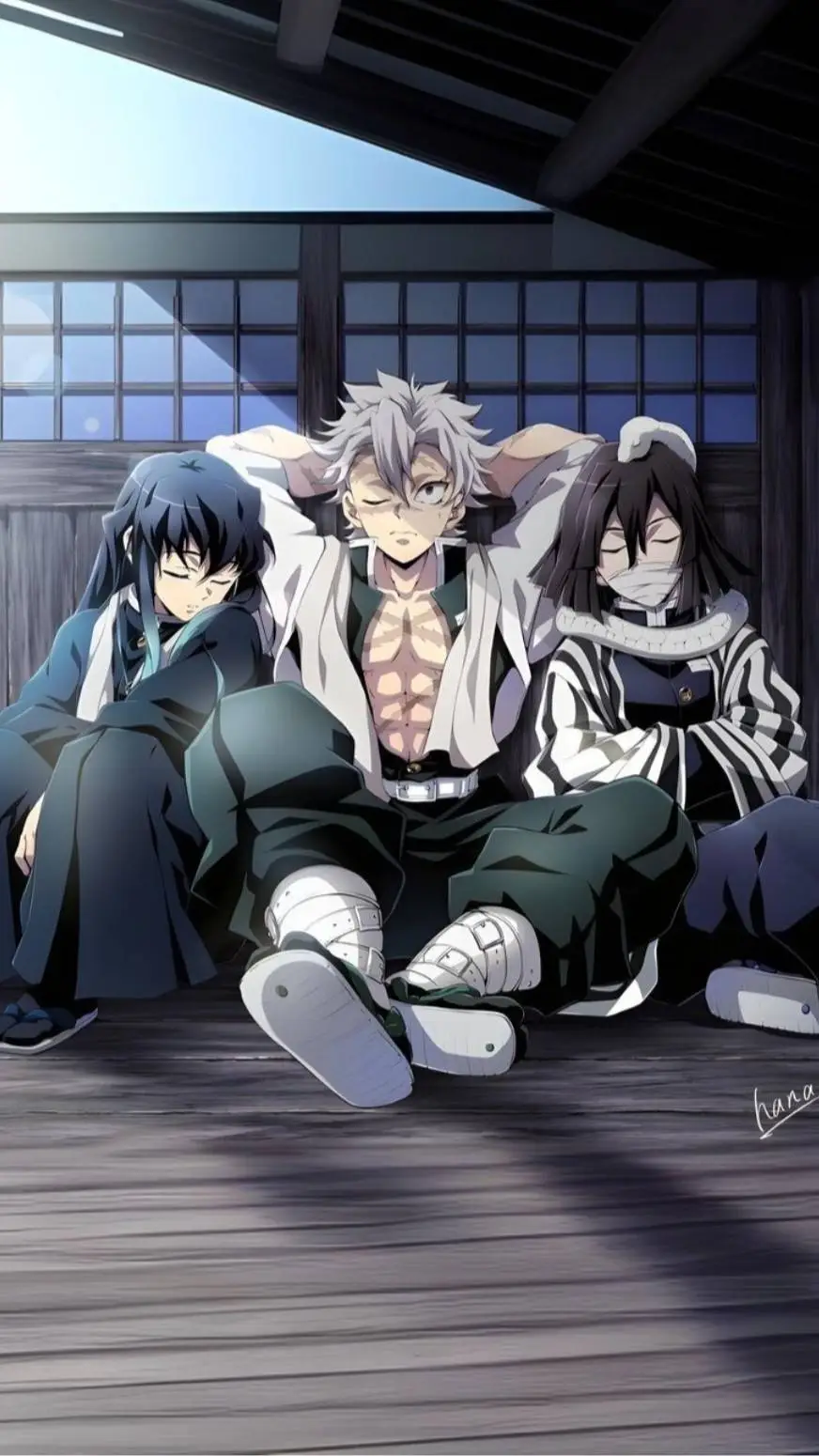 ai character: ☁️Los 3🍚 background