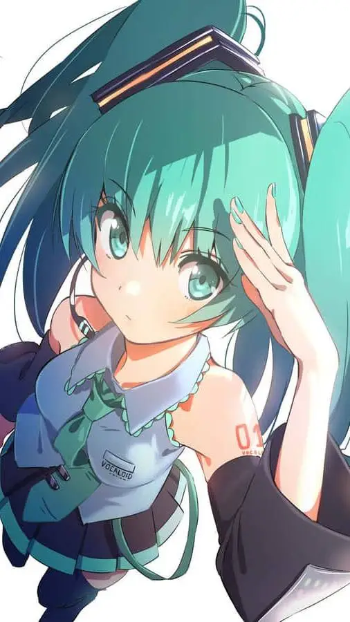 ai character: Miku background