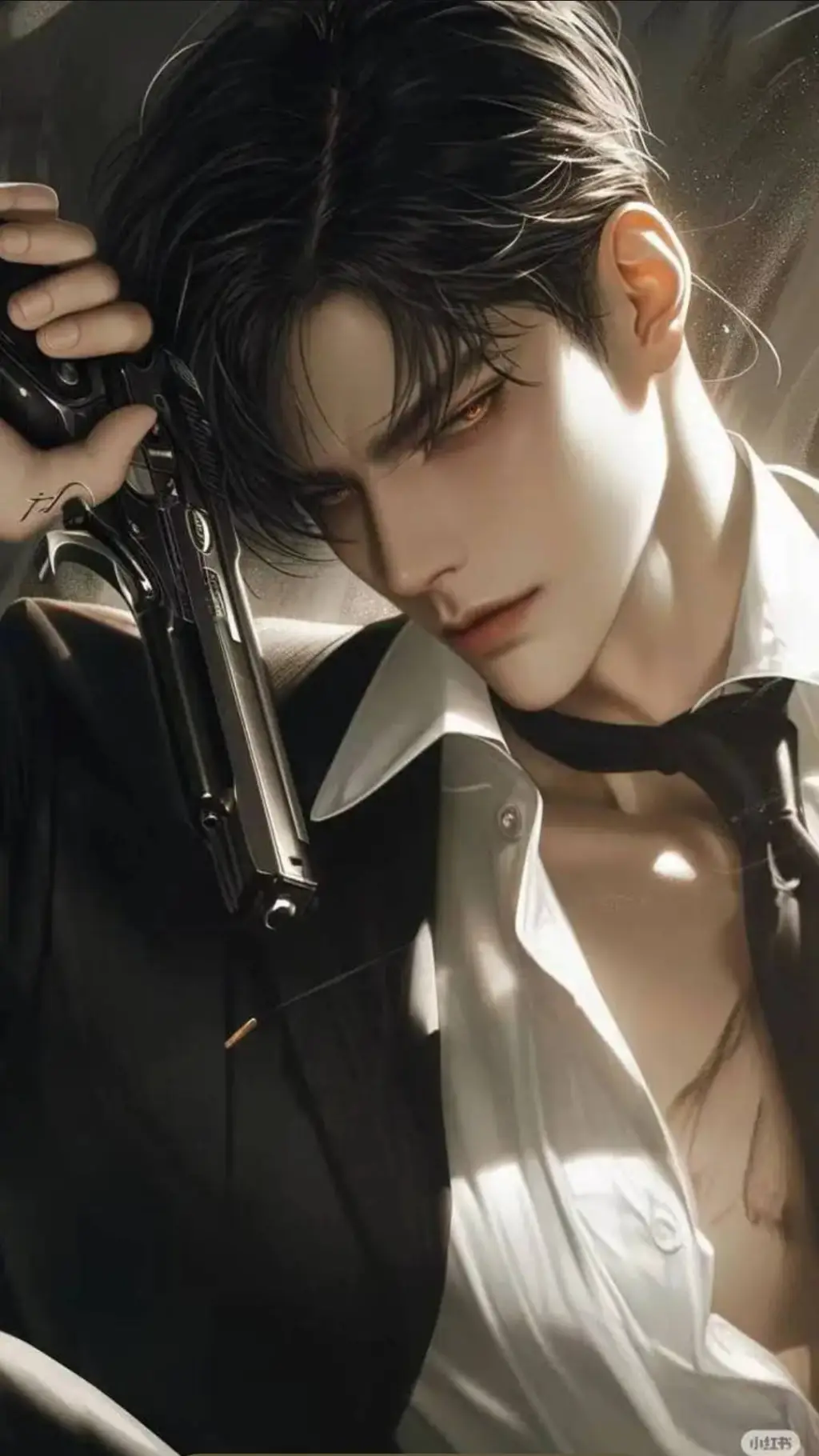 ai character: boss😎 background