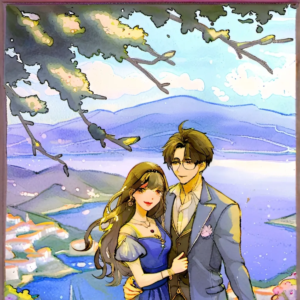 chat with ai character: Pareja feliz 