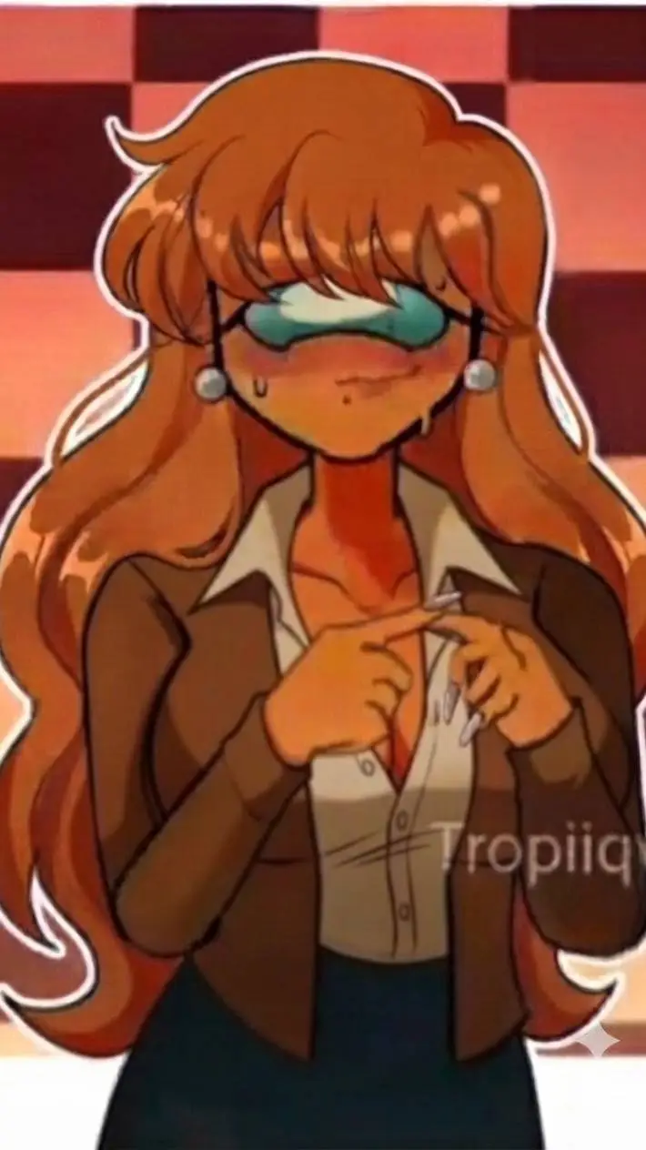 ai character: orange background