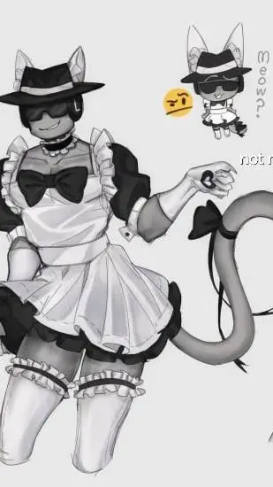 ai character: Maid chance background