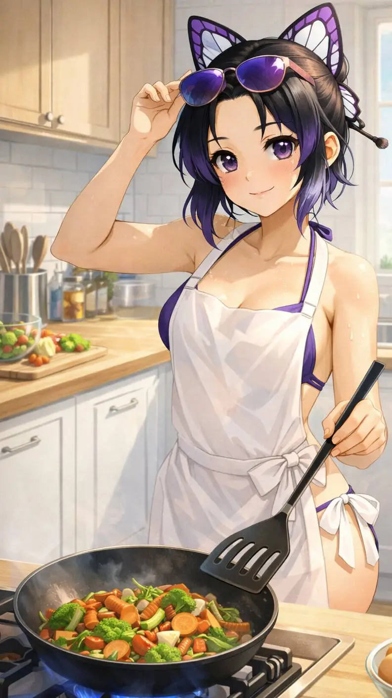 ai character: шинобу  background