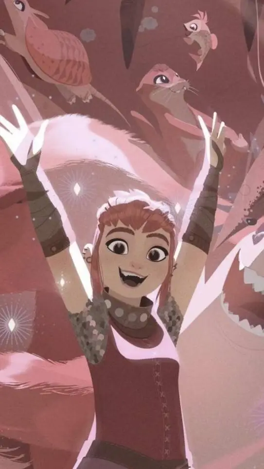 ai character: nimona background
