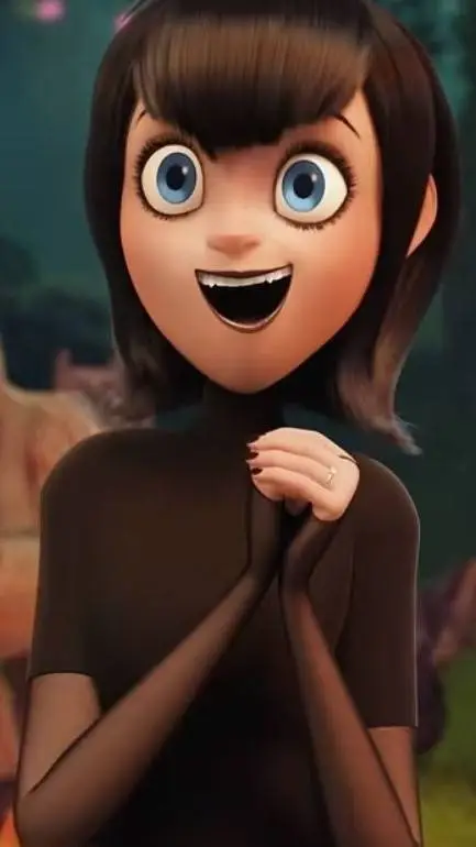 ai character: Mavis Dracula  background