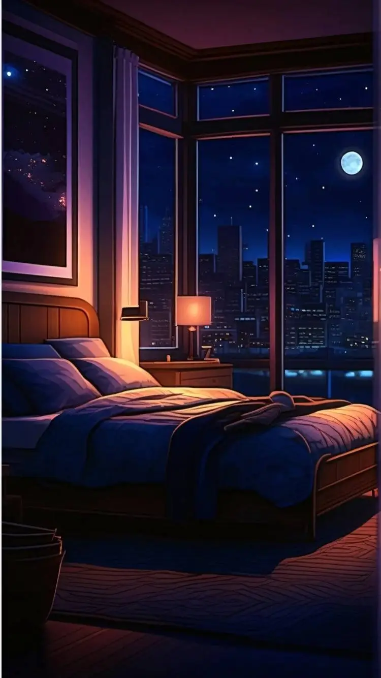 ai character: Sleepover background