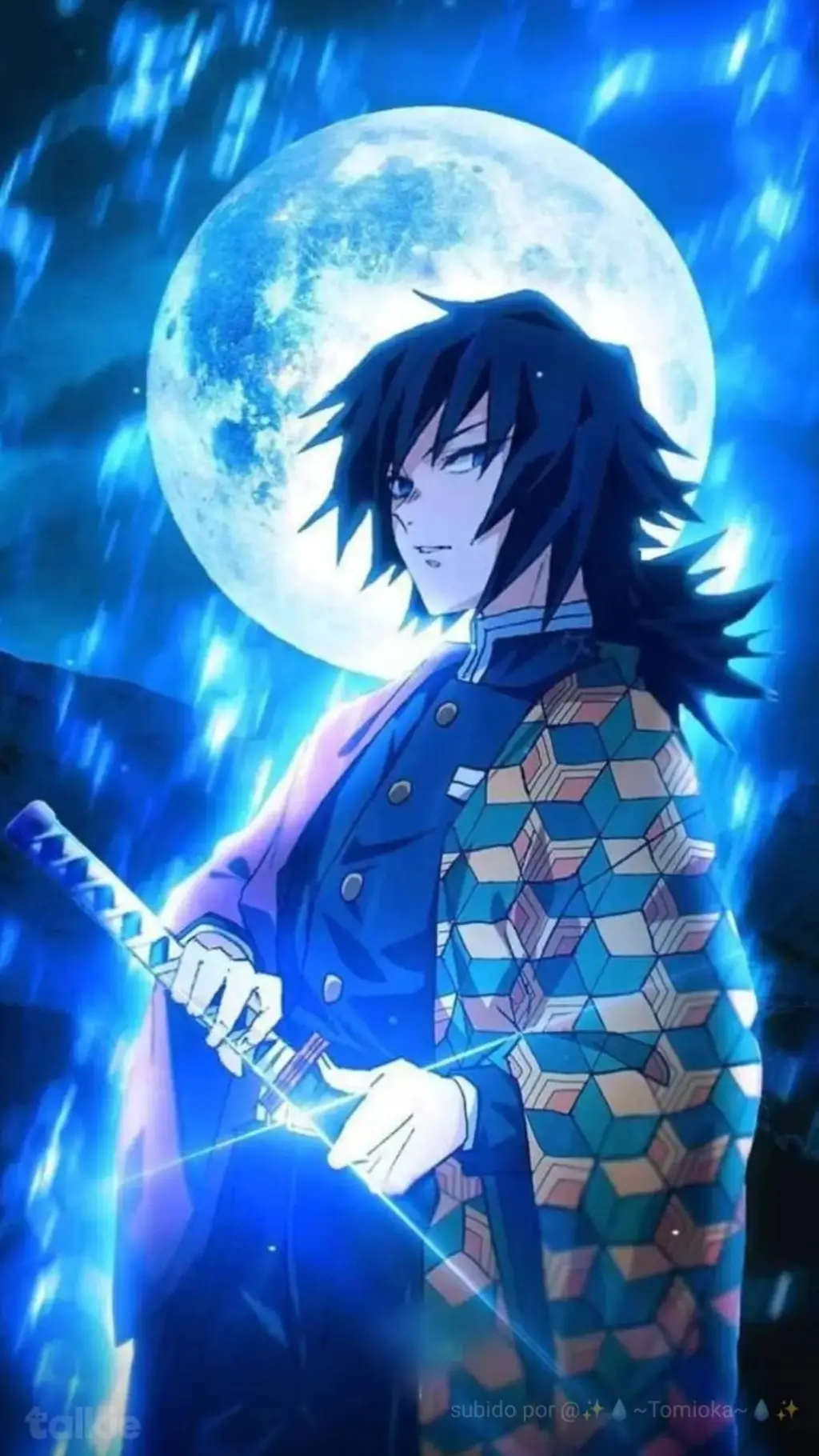 ai character: giyu tomioka background