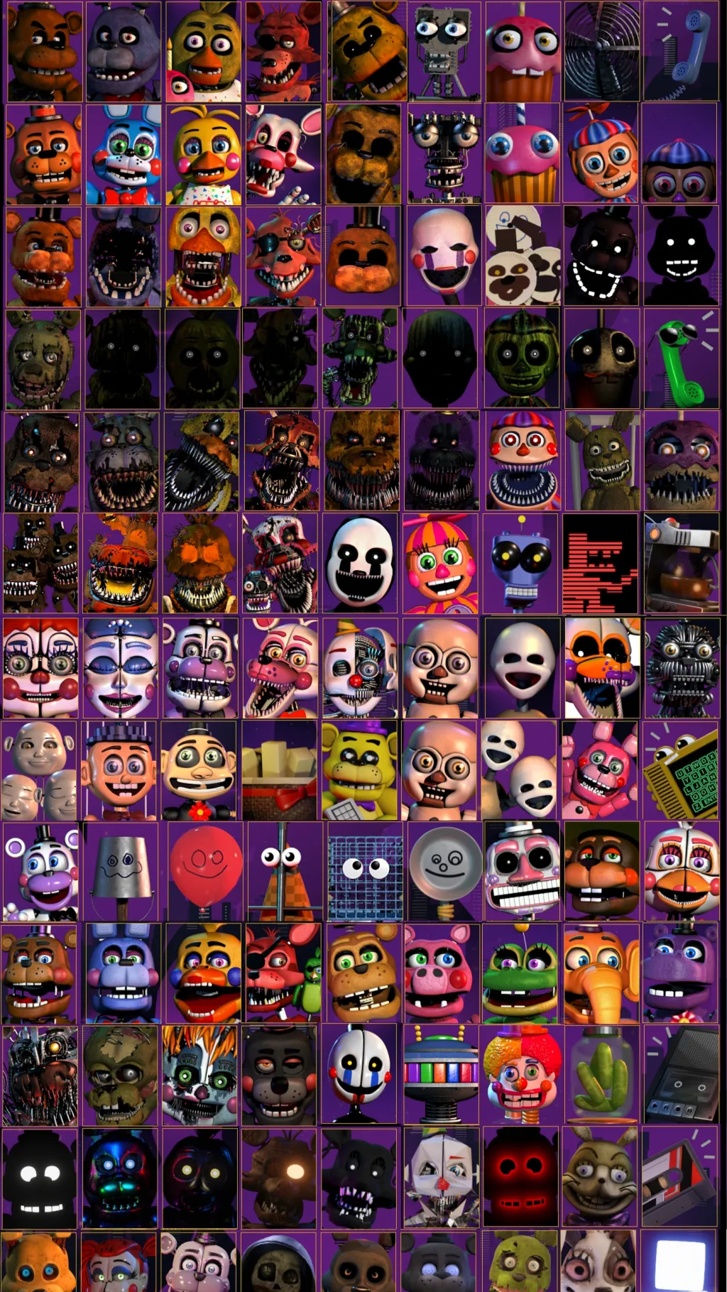 ai character: ￼ Fnaf background