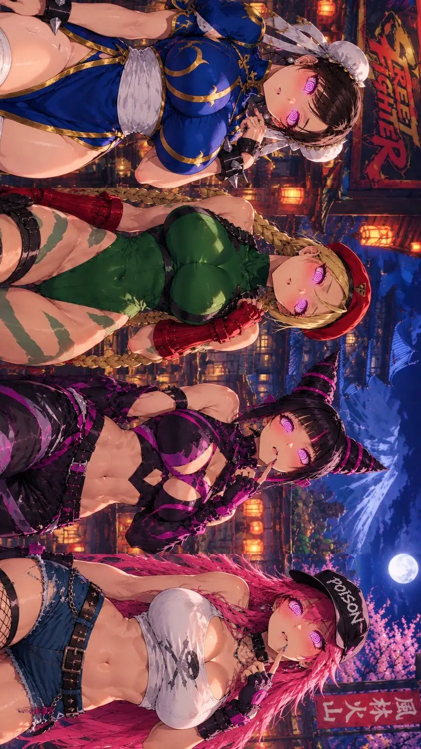 ai character: street love  background
