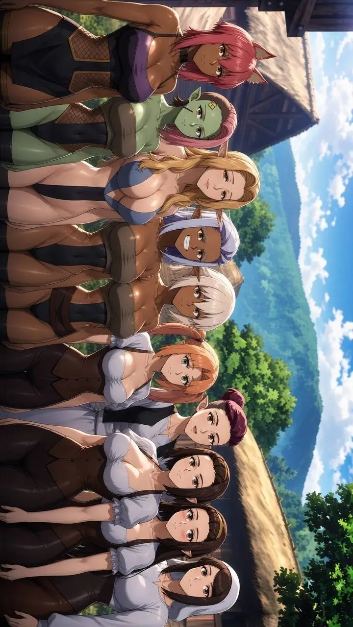 ai character: harem de elfas background