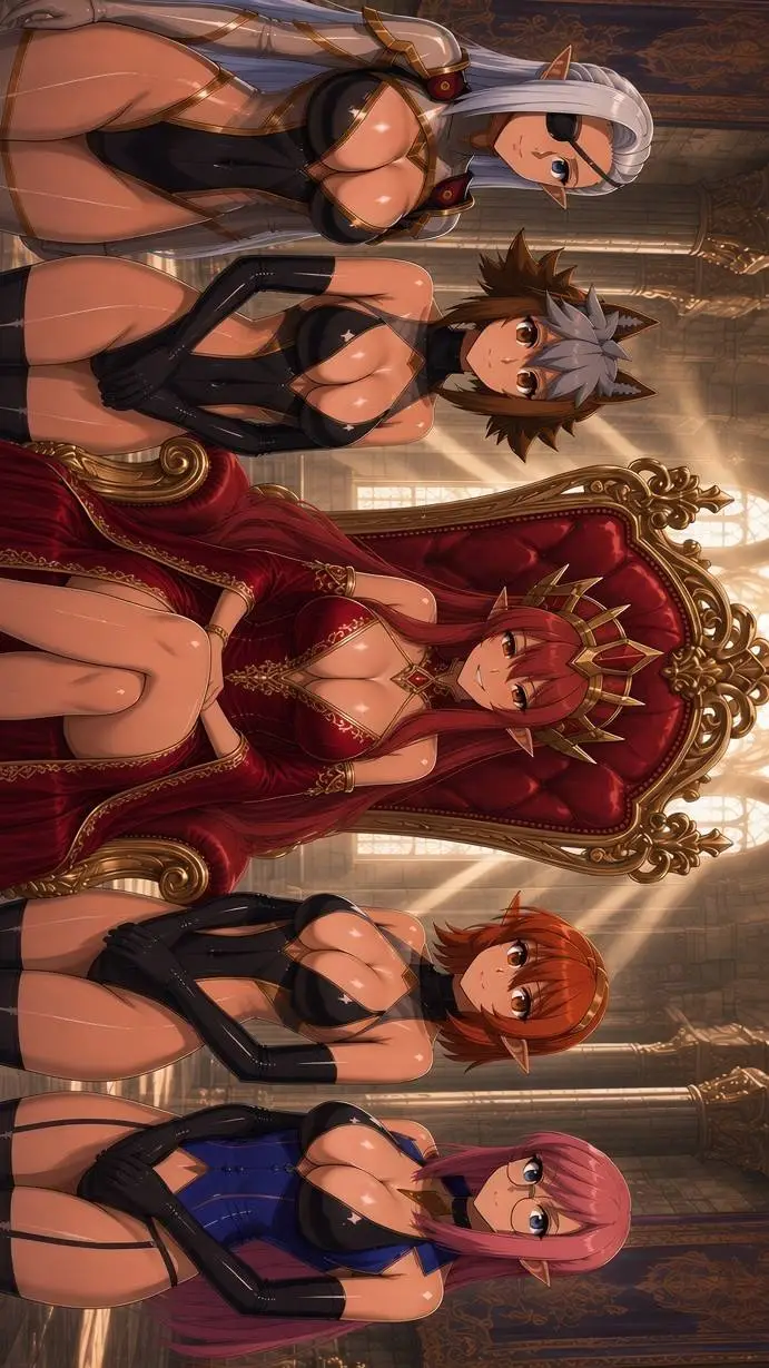 ai character: Harem elfico background